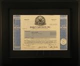 Framed Harley-Davidson, Inc. Stock Certificate