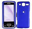 Blue Rubber Feel Snap-On Cover Hard Case Cell Phone Protector for LG Expo GW820