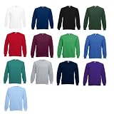 Raglan Sweat von Fruit of the Loom S M L XL XXL XXL XXL verschiedene Farben