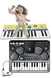 Largest Piano Mate+Music Style Playmat