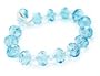 Capri Blue Single Strand Eternity Crystal Bracelet
