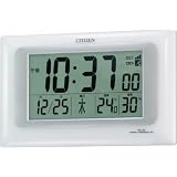 CITIZEN (シチズン) 掛時計 置時計 パルデジットR066 電波時計 温度表示 湿度表示 8RZ066-003