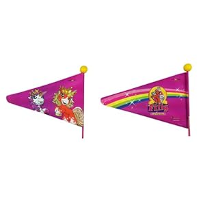 Schauen Sie sich Kundenbewertung für Fahrradwimpel Filly Unicorn L 175 cm, teilbar