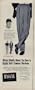 MICKEY MANTLE, New York Yankee Outfielder says "Give Dad two pairs of Haggar Slacks, mix and match them with his Sport Coats and Sport Shirts!" ..... 1954 HAGGAR Slacks Ad, A5250. life19540607