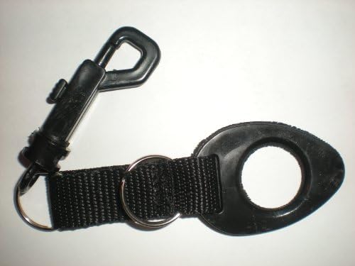 Water Bottle Holder with Plastic Snap Clip Attachment