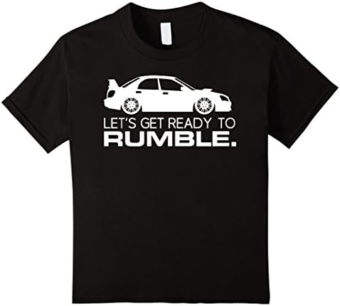 Kids Let's Get Ready To RUMBLE TShirt 8 Black