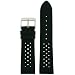 Watch Band Black Sport Design Genuine Leather 22 millimeter Tech Swiss