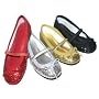Toddler Girls Glitter Bow Mary Janes