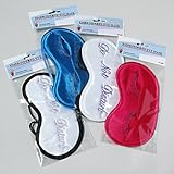 IMAGE OF Satin Eye Mask with Embroidered Trim Case Pack 96