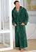 Terry Velour Maxi Hooded Robe