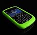 GREEN Soft Smooth Rubber Silicone Skin Cover Case for BlackBerry Curve (JAVELIN) 8900 w/ FREE Screen Protector