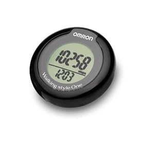 Omron Walking Style One Pedometer with Step Counter Sensor Technology