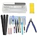 BXQINLENX Professional 20 PCS Gundam Model Tools Kit Modeler Basic Tools Craft Set Hobby Building Tools Kit for Gundam Car Model Building Repairing and Fixing(O)