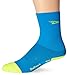 Defeet Aireator Tall Socks, Process Blue/Hi-Vis Yellow, Small