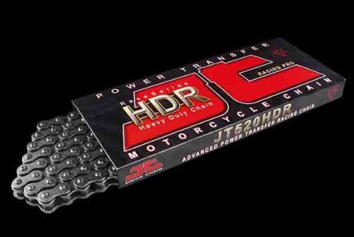 JT Drive Chain 520 HDR Race Series Super Competition Chain - 118 Links , Chain Application: Street, Chain Length: 118, Chain Type: 520, Color: Natural JTC520HDR118SL