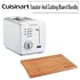 Cuisinart CPT-170 Cuisinart Countdown Metal Toaster With Cutting Board Bundle