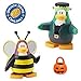 Disney Club Penguin 2'' Mix 'N Match Figure Pack - Bumble Bee and Frankenpenguin