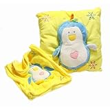 Childrens/Kids Yellow Penguin Cushion (no Bag)