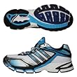 adidas Men's Supernova Glide Running Shoe,White/Black/Pool,11 EEEE