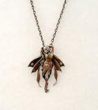 J081 Gemstone Fairy Amber Necklace All Jewelry Packages with Custom Back Card & OPP Bag Lead Free Alloy