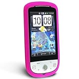 Silicone Skin Case for HTC Hero (CDMA), Hot Pink