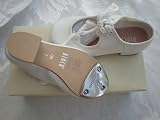 white low heel tap shoes size 13 new child size
