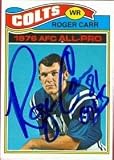 Roger Carr Autographed/Hand Signed Football Card (Baltimore Colts)