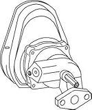 New Ford Tractor Oil Pump E1NN6600DD Fits Ford 1118, 2000, 2100, 2110