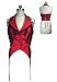 Red Elegant Gothic Lolita Corset Vest Top
