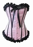 Couture Pink Bowknot Sexy Satin Natural Lingerie