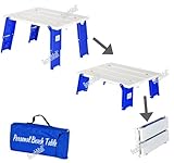 Compact Folding Beach Table