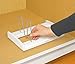 YouCopia StoreMore Adjustable Lid Holder, Organizer for Kitchen, Set of 2, White