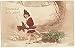 Girl With Teddy Bear Xmas Postcard 1926