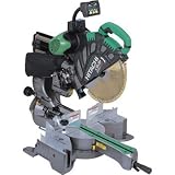 Hitachi C12LSH 15 Amp 12-Inch Dual Bevel Sliding Compound Miter saw with Laser Guide and Digital Bevel Display