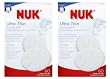 NUK Ultra Thin Breast Pads, 2 Pack (120 Count), White