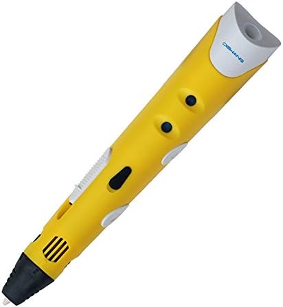 Romroyal YaYa3D Arts &amp; Crafts Drawing 3D Printing Doodle Printer Pen V1.5 with FREE 2.2oz ABS 1.75mm Filament (Yellow)