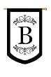Monogram Regalia Regular Size Flag B Monogram Regalia Regular Size Flag B