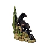 Javelina Family on Desert Terrain Detailed Resin Figurine, 5