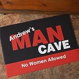 Father's Day Gifts - Man Cave Personalized Doormat