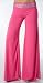 Romantic Low Cut Glittered Banded Stretch Pants from Hot Fash Pants - SAMBA Fuchsia