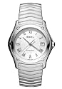 Ebel - 9120F41-36225 - Classic Wave - Montre Homme - Automatique Analogique - Cadran Argent - Bracelet Acier Argent