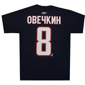 Washington Capitals Alexander Ovechkin Navy Reebok Language Barrier Shirt