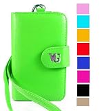 3rd generation ipod touch car charger + ipod touch 3g 16GB 32GB carry case + screen protector kit + cloth (Ipod touch 3G, Wallet Green)