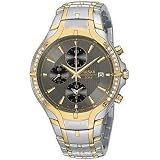 Pulsar Mens Crystal Alarm Chronograph Two-Tone Watch #PF3688 by Pulsar