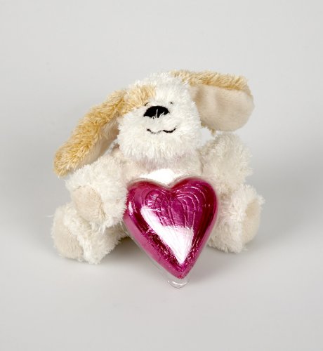 Dylan the Dog Soft Toy & Chocolate Heart