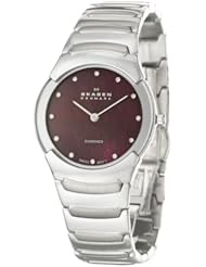 Skagen Womens 582SSXDD Swiss Steel Bracelet Watch