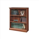 3-Shelf Bookcase in Planked Cherry Finish