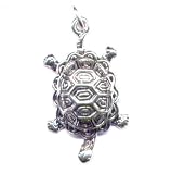 Turtle Charm Sterling Silver Jewelry Gift Boxed