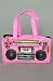 Loop Design The Mini Boom Box Tote with Working Speakers,Bags (Handbags/Totes) for Wo...