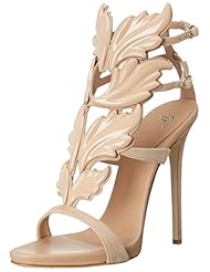 Shoes: Giuseppe Zanotti Womens E60064 Heeled Sandal, Fondotinta, 8 UK/8 M US - Giuseppe Zanotti